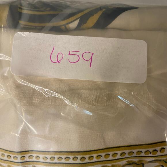 Vintage Anne Pinkerton Silk Skirt Gold French Royal Crest Size Small Medium - Picture 16 of 16